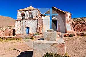 Old church in Atacama Desert, Chile