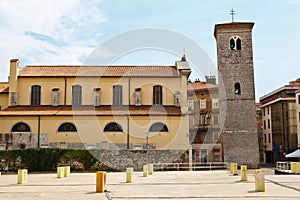 Old Church and Bell Tower in Rijeka photo