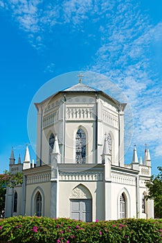 Old church building in neoclassical style