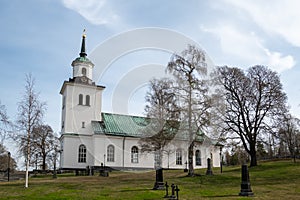 Old church building in Vasternorrland county Sweden photo