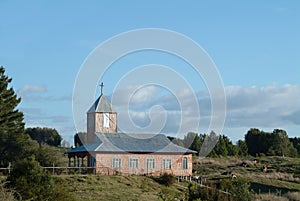 Old church in chiloe photo