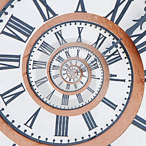 Clock in the drost effect