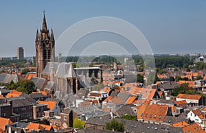 Old Church Delft City The Netherlands