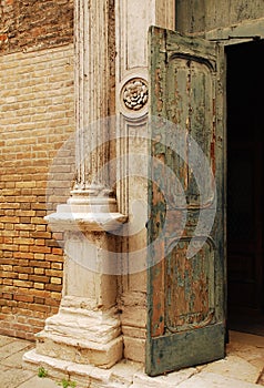 Old Church Door in Murano