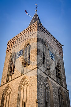 Old church in the dutch town Ede, Gelderland, Netherlands