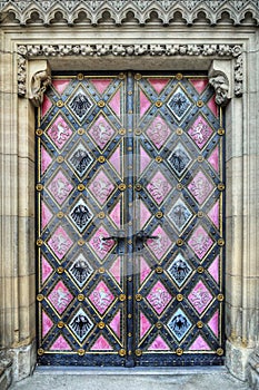 Old Church Entrance Door