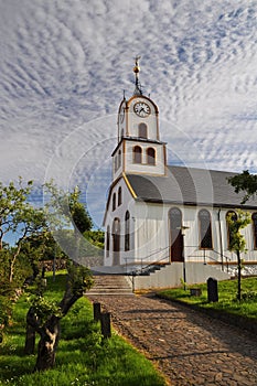 Old church in Faroe islands