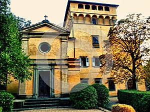 Old church in Florence - Italy photo
