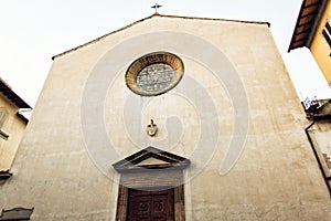 Old church in Florence, Tuscany, Italy