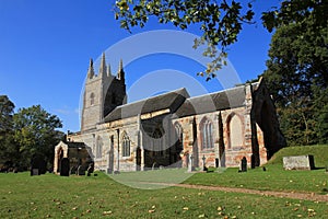 Old Church and Grave Yard Stanford upon Avon photo