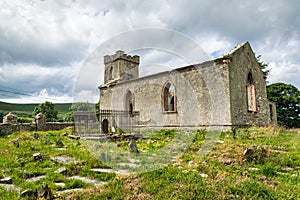 Old Church and Grave Yarrd in Ireland