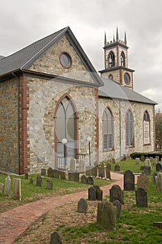 Old Church And Graveyard