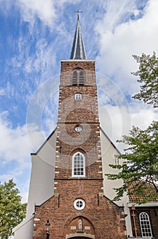 Old church at the historical Begijnhof in Amsterdam