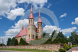 Old church of the Holy Trinity in Zelva, Grodno region, Belarus