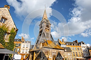 Old church in Honfleur, France