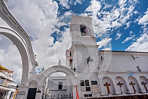 Old church at le Sucre, Bolivia photo