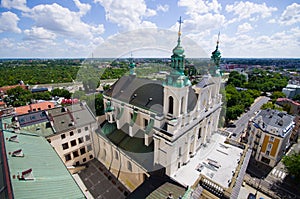 Old church in Lublin, Poland