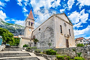 Old church in Makarska, Croatia.