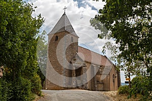 Old church in medieval Berze village