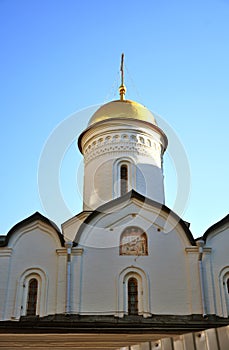 Old church in Moscow Kremlin. UNESCO World Heritage Site.