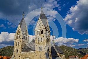 Old church in a nice small town in Austria