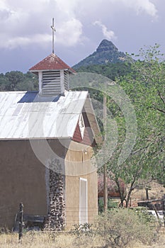 Old church in northern New Mexico off of Route 84 in Yountville, New Mexico