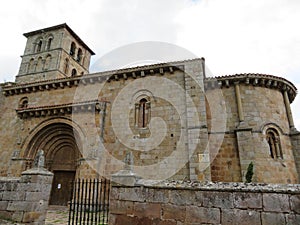 Old church of old Spanish village beautiful handcrafted stone