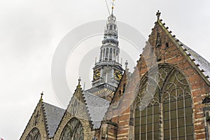 Old Church or Oude Kerk in Amsterdam, Netherlands.
