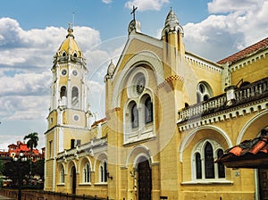 Old church in Panama city in Casco Viejo