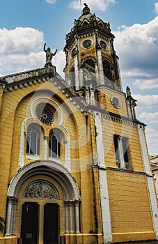 Old church in Panama city in Casco Viejo