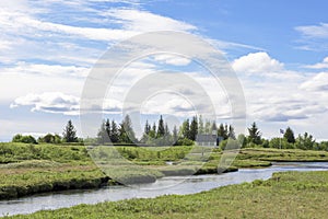 Old church Pingvellir National Park, Iceland photo