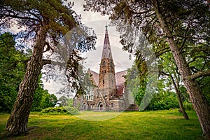 Old church in Primorsk, Russia