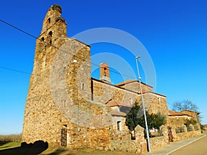 old church of Quintana of Marco, León, Zamora, Spain