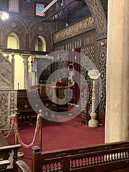 Old Church in Religions complex in Old Cairo