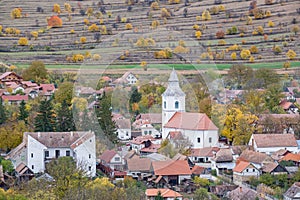 Old church in Rimetea village, Transylvania, Romania