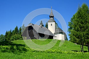 Old church, Rogla, Slovenia, Europe