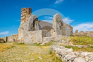 Old church in Rozafa castle ruins