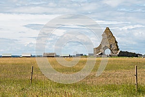 Old church ruin on Baltic sea island Ã–land, Sweden