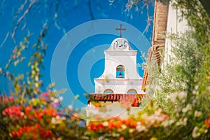 Old church in Santa Barbara county, USA