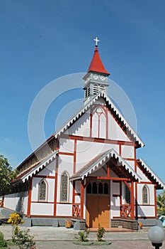 Old Church in Sikka, Indonesia photo