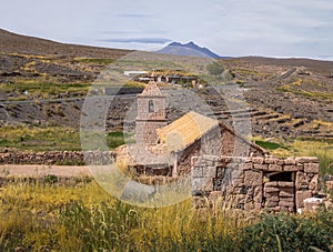 Old Church of Socaire Village - Atacama Desert, Chile