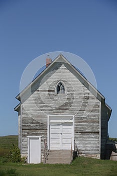 Old Church on the South Dakota Prairie