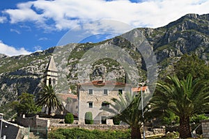 The old church of St. Matthew in Kotor, Montenegro