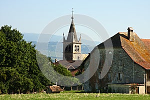 Old church steeple