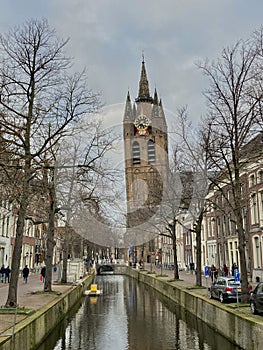 Old church town, Delft, Holland