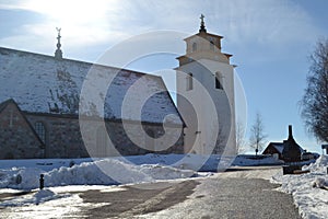 Starý kostol v švédsko 