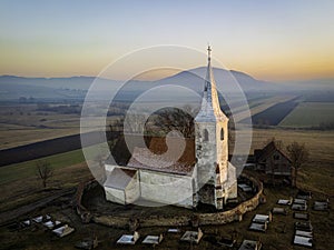 Old church in Transylvania, Romania