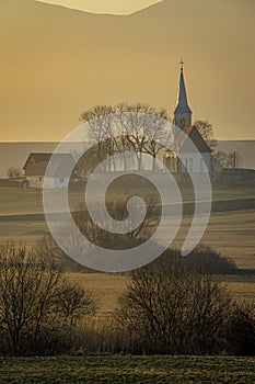 Old church in Transylvania, Romania