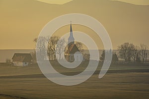 Old church in Transylvania, Romania