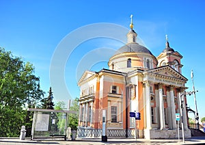 Old church in Varvarka street, Moscow